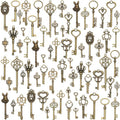 Hicarer 80 Pieces Antique Silver Pendants Charms Pendants Gothic Jewelry Making by Hicarer