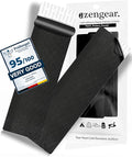 aZengear Repair Patches - Waterproof, Self-Adhesive, Tear-Cold-Heat-Resistant Polyester Fabric to Fix Down Jacket, Puffer, Snowsuit, Shoe, Tent, PVC, Clothing, Upholstery (Black (2 Strips))