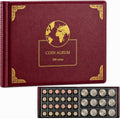 Coin Collection Supplies Holder Book by APTBYTE