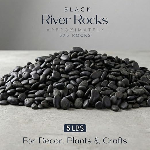 River Rocks Decorative Ornamental Vase Filler 0.5" - Image 2