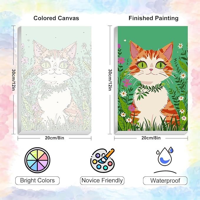 Yezavesu Framed Paint by Numbers Kit - Image 3