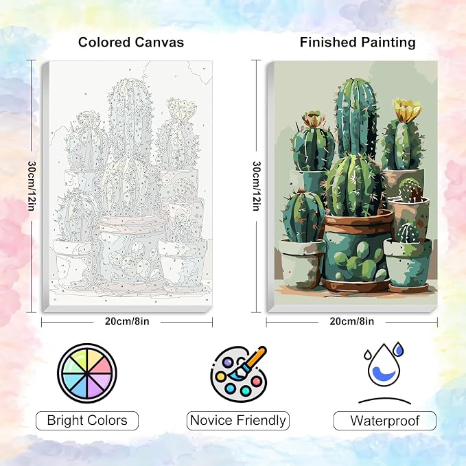 Yezavesu Framed Paint by Numbers Kit - Image 3