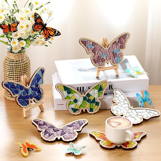 Honeydak 6 Sets DIY Glass Mosaic Tiles - Image 5
