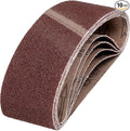 HARFINGTON 3 x 18 Inch Sanding Belts, 10 Pcs 36 Grits Aluminum Oxide Belt Sander Abrasive File Belt for Woodworking, Metal Polishing, Knife Sharpener