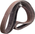 2 x 72 Inch Sanding Belts, 36 Grit Calcined Aluminum Oxide Metal Sanding Belts, 2x72 Belt Sander Sanding Belt for Metal Polishing,6 Pack(2x72in,36 Grit)