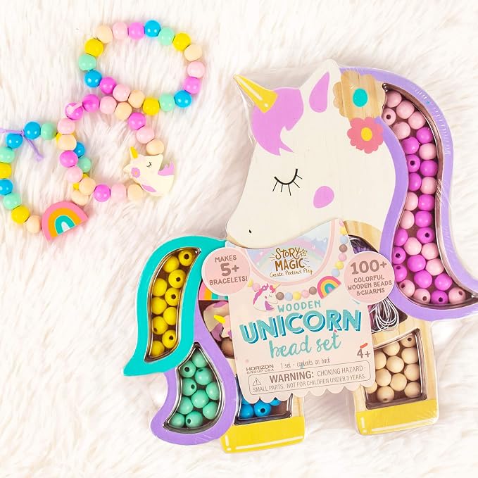 Story Magic Unicorn Bead Set by Horizon Group USA, Create Your Own Magical by StoryMagic