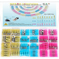 540PCS Heat Shrink Wire Connectors,Electrical Terminals Kit,Waterproof,Automotive Marine Electrical Terminals Kit,Ring Fork Hook Spade Butt Splices,Tinned Red Copper,22-16,22-16,22-16 (540pcs)