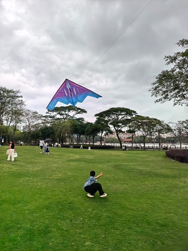 B2 Model Airplane Kite, Large Easy to Fly Kites Adults, 300FT String Reel - Image 4
