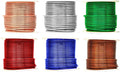 Mandala Crafts 12 GA Green Brown Red Assorted Anodized Aluminum Craft Wire | by MandalaCrafts