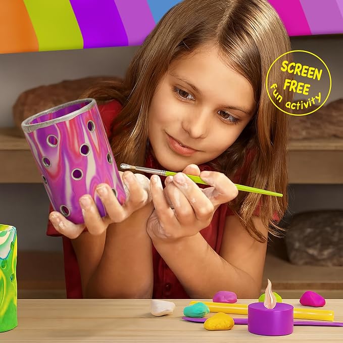 Light-up Clay Lanterns Making Kit Activity - Image 3