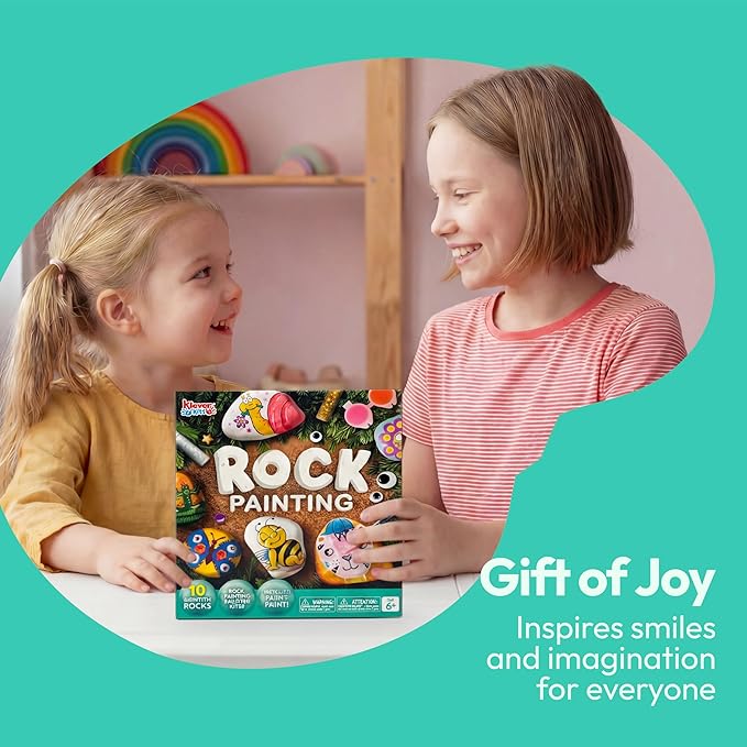 Rock Painting Kit for Kids, Arts and Crafts for Girls & Boys Ages 6-12 - Image 6