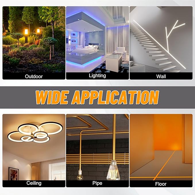KOOTANS 11FT Fiberglass Running Electrical Wire Cable Glow Rods Wire Pulling Tools Fish Tape Cable Puller Through Wall Snake Fish Rods Kit with Different Attachments