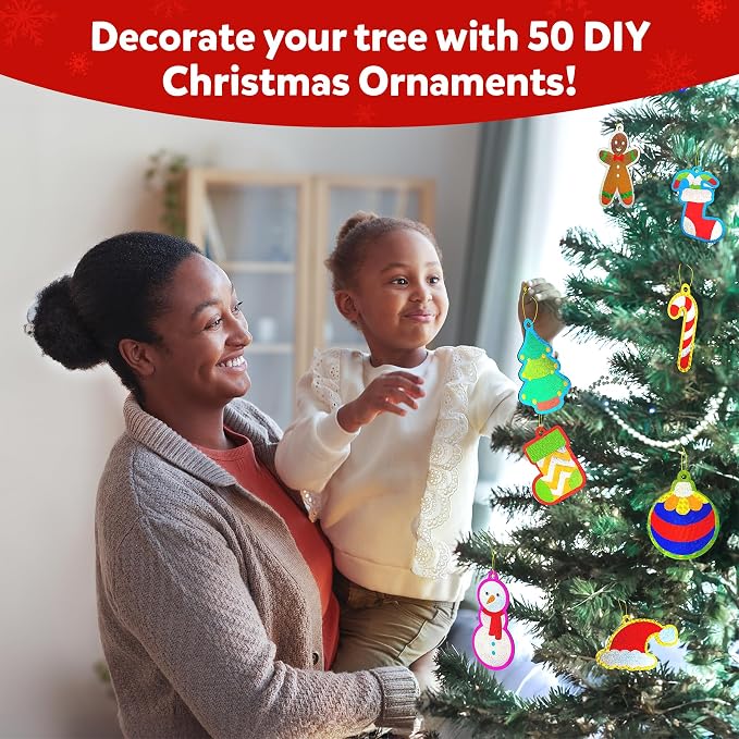 Skillmatics Foil Fun – Christmas Ornaments, Mess-Free Holiday Art - Image 3