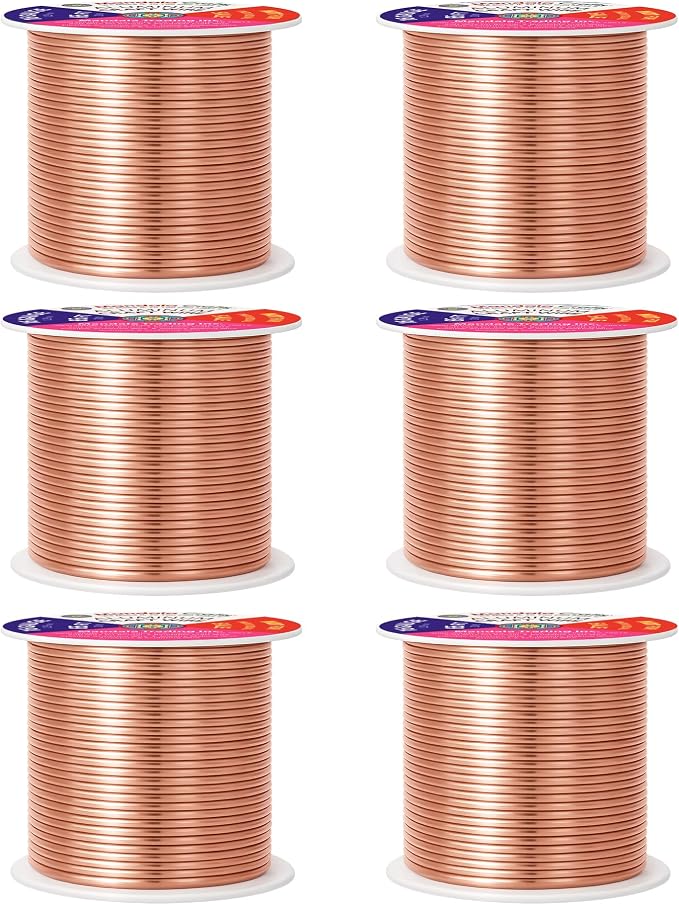Mandala Crafts 16 Gauge Rose Gold Tone Combo Anodized Aluminum Craft Wire | 390 - Image 2