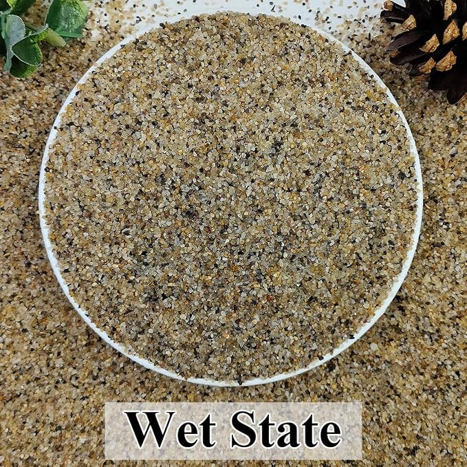 YISZM 10lbs Aquarium Gravel, 1/16" Natural River Rocks Succulent Cactus Pea - Image 2