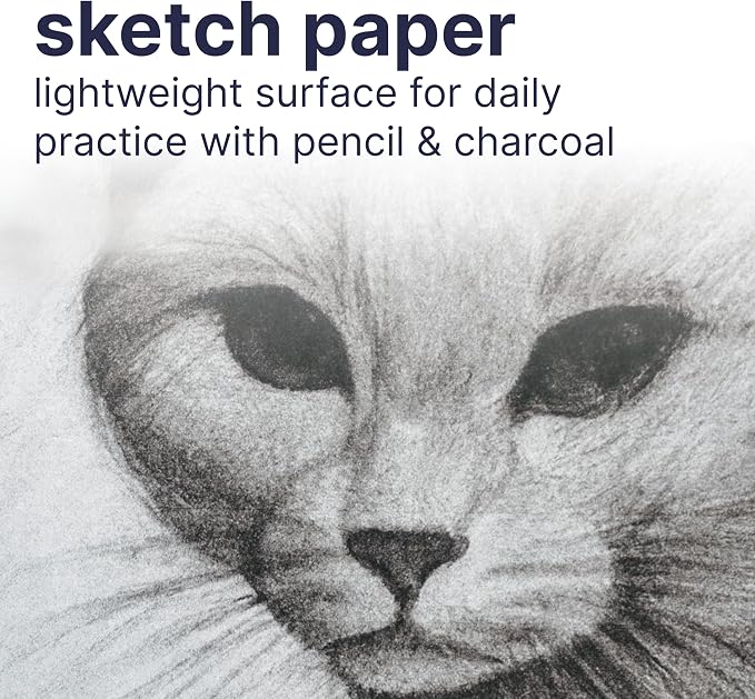 Strathmore 200 Series Sketch Pad, 8.5x11 inch, 100 Sheets, Side Wire - Image 4