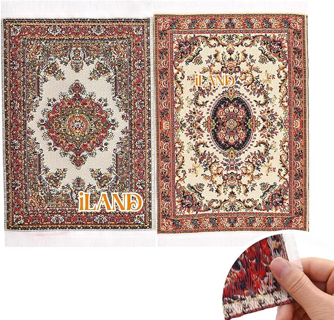 iLAND Miniature Dollhouse Accessories of Carpet - Image 5