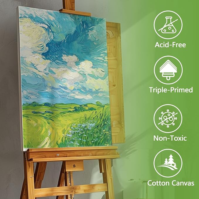 FUMILE Canvas for Painting 24x36, 6 Pack Large Stretched Canvas for - Image 4