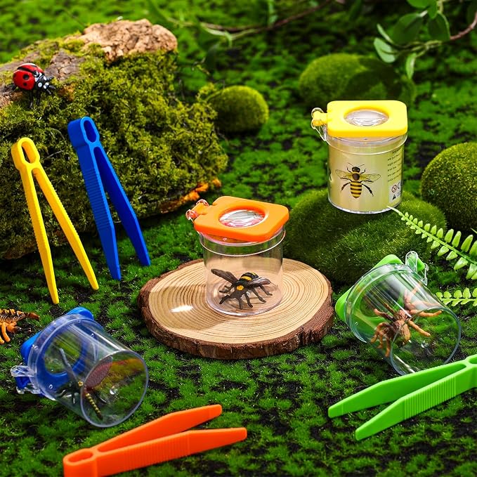 Halloscume 8 Pack Bug Catcher for Kids Bug Viewer - Image 4