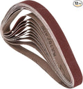 12 Pcs Sanding Belts 1 x 30 Inch 150 Grit Aluminum Oxide Abrasive Sandpaper for Belt Sander Metal Grinding Wood Working Weld Rust Removal