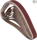 3 Pcs Sanding Belts 1 x 30 Inch 150 Grit Aluminum Oxide Abrasive Sandpaper for Belt Sander Metal Grinding Wood Working Weld Rust Removal