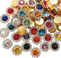 Mixed Colors 12mm 150pcs Sew on Rhinestones by Unknown