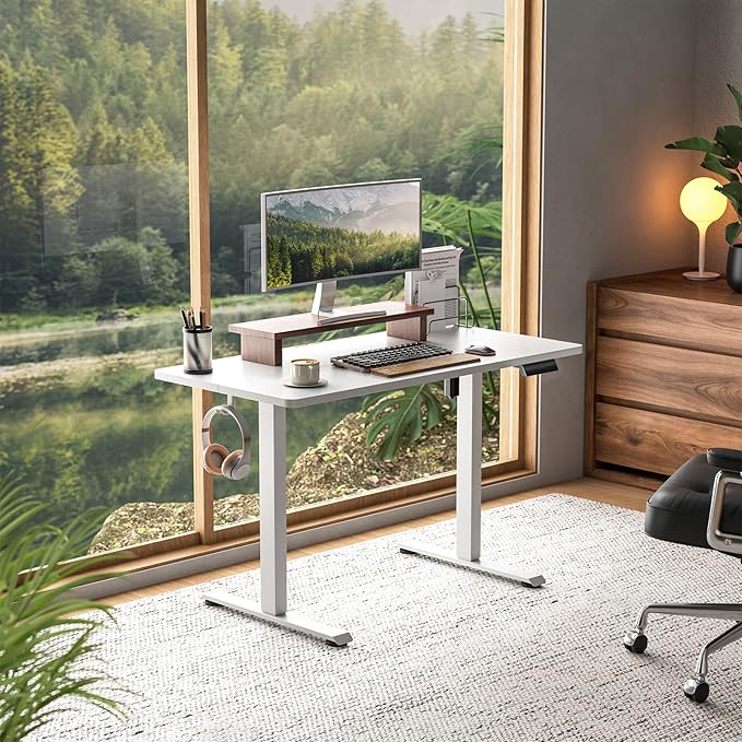 Veken 47.2 Inch Large Electric Standing Desk, Gaming Table, Suit students - Image 2