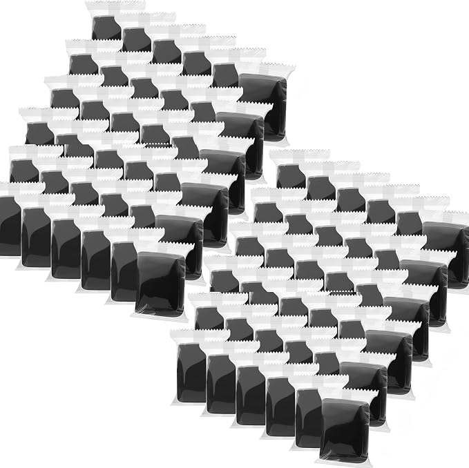 Black Air Dry Clay Wolwefa 72 Packs Air Dry Foam Clay, Moldable Super Light by WOLWEFA