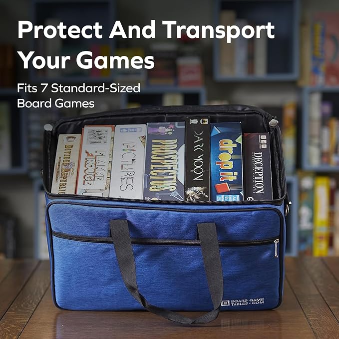 Board Game Bag - Fits 7 Standard Boxes - Carry - Padded - Image 2
