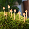16-Pack Mini Mushrooms for Crafts by Mumutie