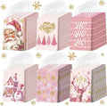 Kolldenn 48 Pcs Pink Christmas Party Favors Bags Christmas Goodie Gift Bags by Unknown