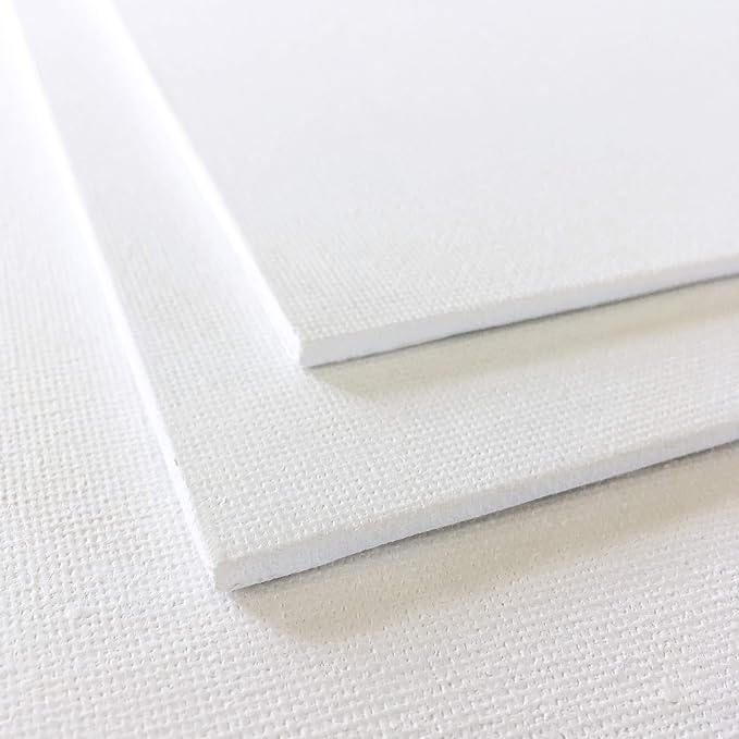 milo Canvas Flat Panel Boards for Painting, 16x20 inch, 12 Pack, Mixed Wet Media - Image 2