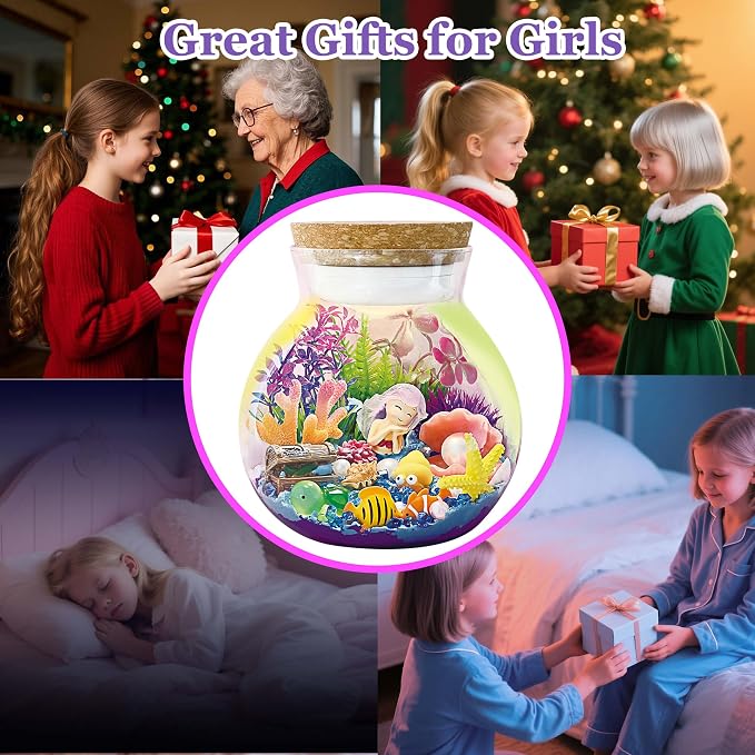 Mermaid Terrarium Kit for Kids - Image 6