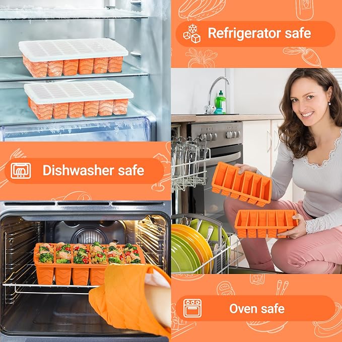 1/2 Cup Silicone Freezer Molds - Image 6