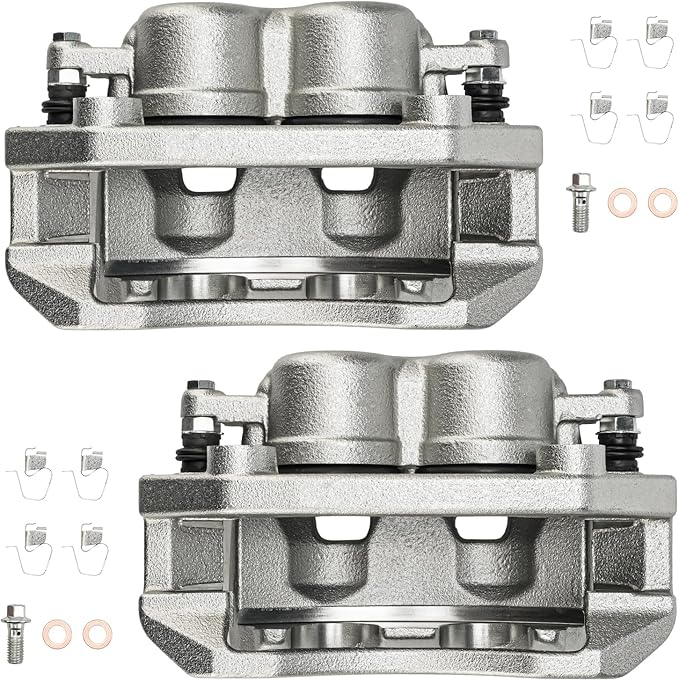 Torchbeam Front Brake Calipers Set for Dodge Ram 1500 2006-2008, Dodge Dakota 2005-2008, Mitsubishi Raider 2006-2009, Front Left and Front Right Calipers Replace # 18B5008+18B5009