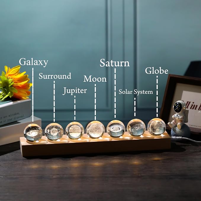 3d Crystal Ball Solar System Crystal Ball - Image 2