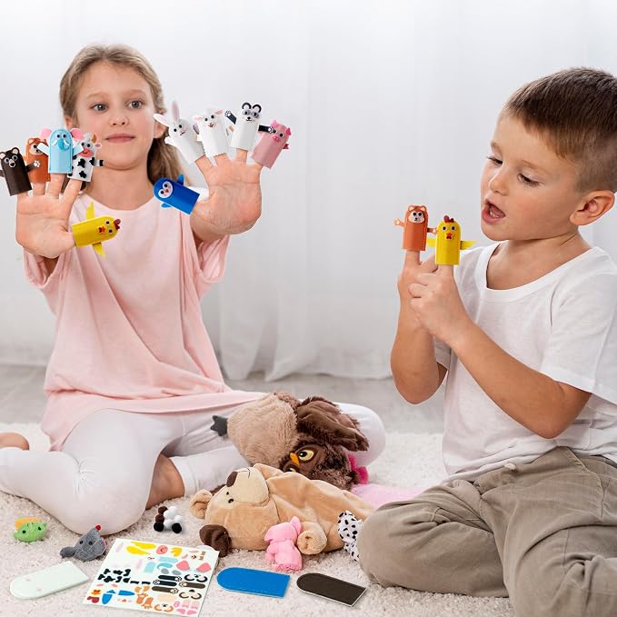 COcnny Animal Finger Puppets Crafts - Image 7
