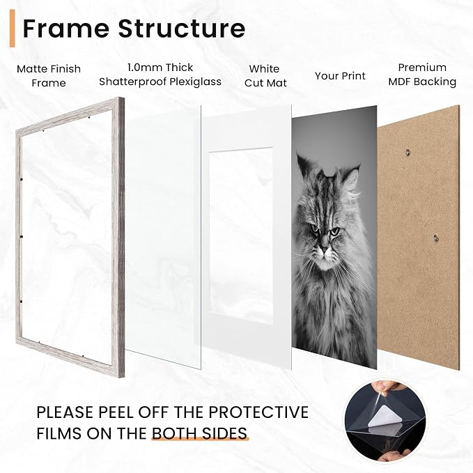 Venusmiles 15 Pack Picture Frames Collage Wall Decor, Gallery Frame Set - Image 6