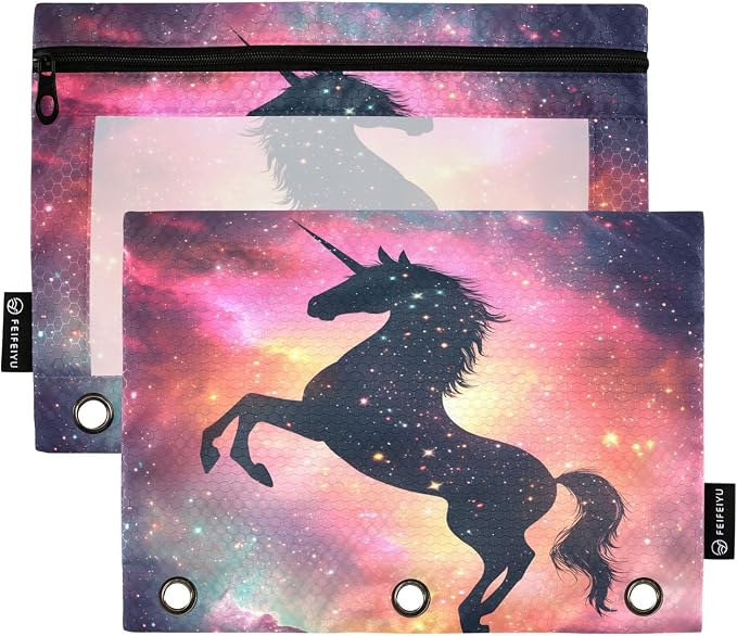 Unicorn Galaxy Sky Pencil Pouch by BOENLE-WELCOMEYOURCOMING