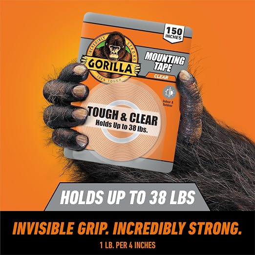 Gorilla Tough & Clear Double Sided Mounting Tape - Image 2