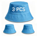 Bucket Hats Bulk Solid Color DIY Blank Hat Bucket Hats by DASSNANE