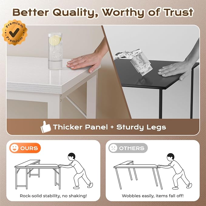 Huuger 63 Inch L Shaped Desk - Image 7
