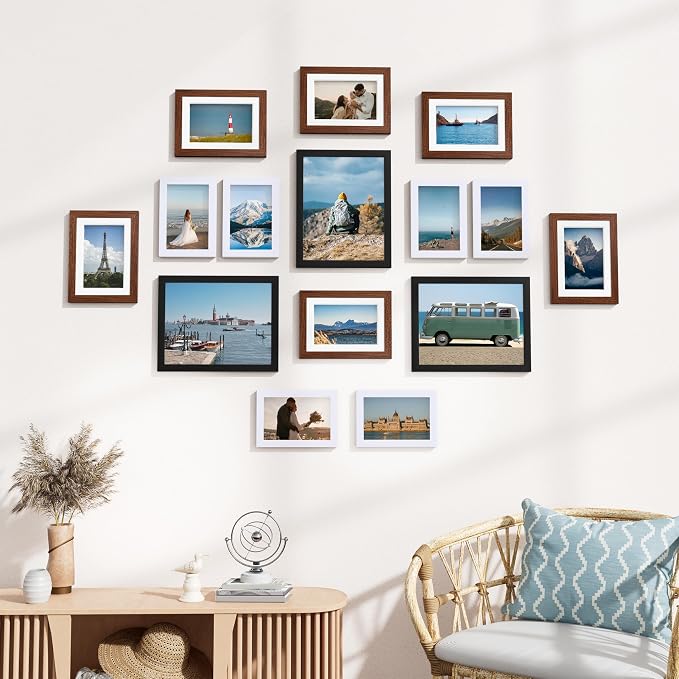 Vittanly 15 Pack Picture Frames Collage Wall Decor, Gallery Frame Set - Image 7
