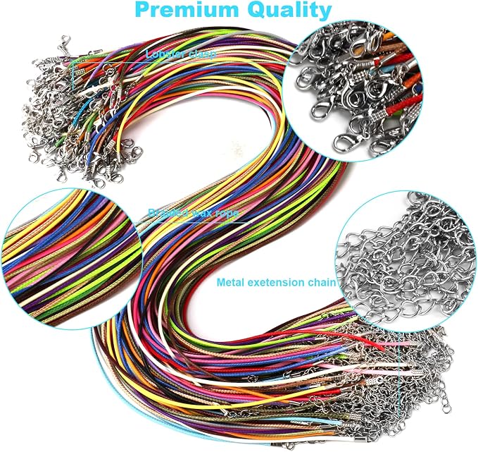 100Pcs Leather Necklace Cord - Image 4