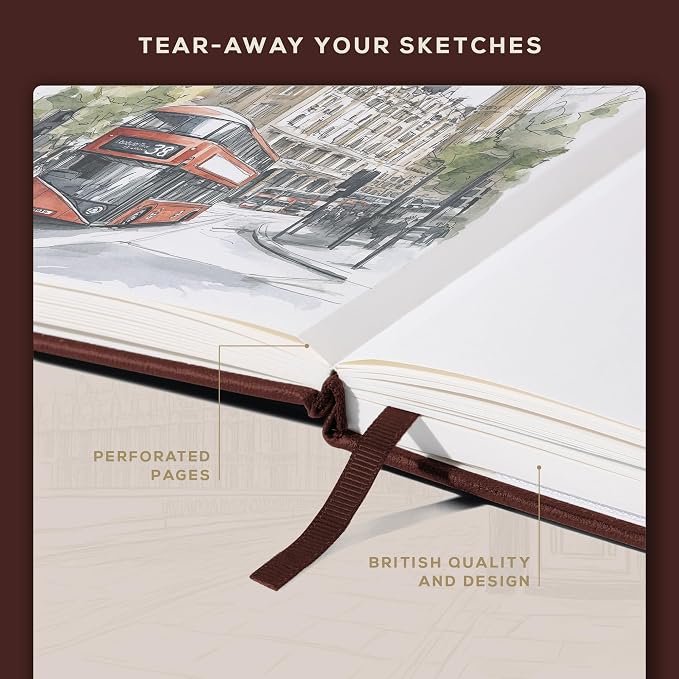 Beechmore Books Square Mixed Media Sketchbook - Image 5
