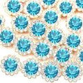 200 PCS 12MM Crystal Glass Sew on Rhinestones Jewels Gems by Unknown