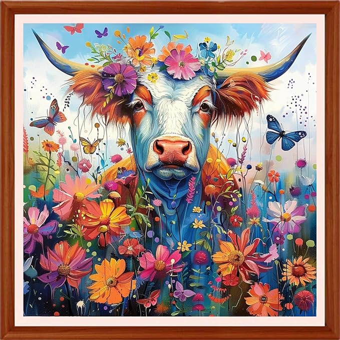 Foxhool Stamped Cross Stitch Kits, 11CT Printed Cross Stitch Pattern Full by FoxhoolBeginnersCrossStitchKits