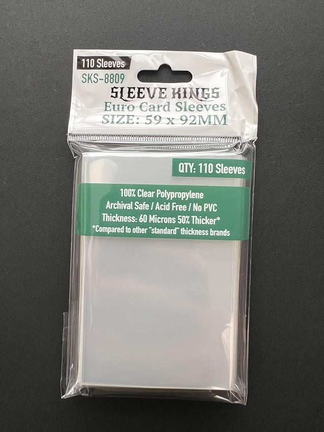 Sleeve Kings Euro Card Sleeves 59 X 92 mm - Image 3