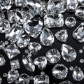 460 Pieces Sew on Rhinestones Glass Sewing Claw Gemstones and Crystals Metal by Canlierr
