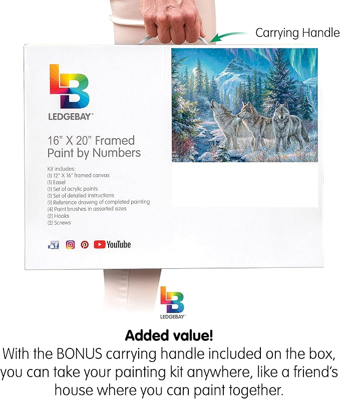 Ledgebay DIY Paint by Numbers Kit - Image 8